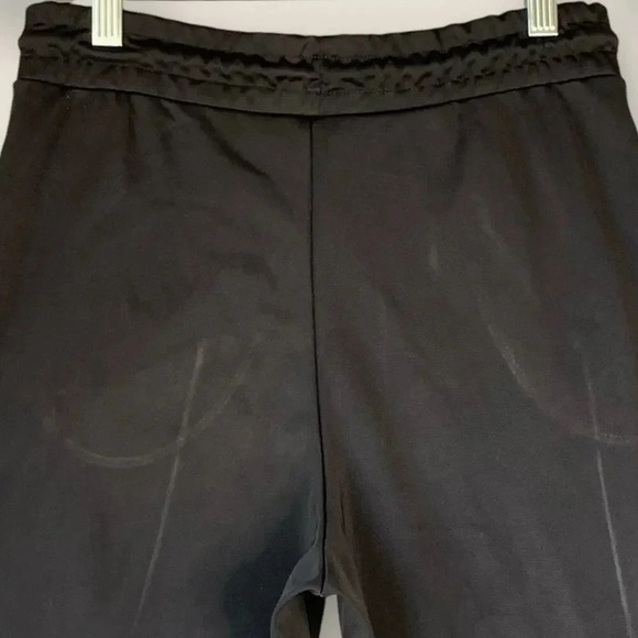 Monki Jogger Track Sweatpants High Rise Waist Size XS Black Pintucked Cuff Ankle - Picture 9 of 13